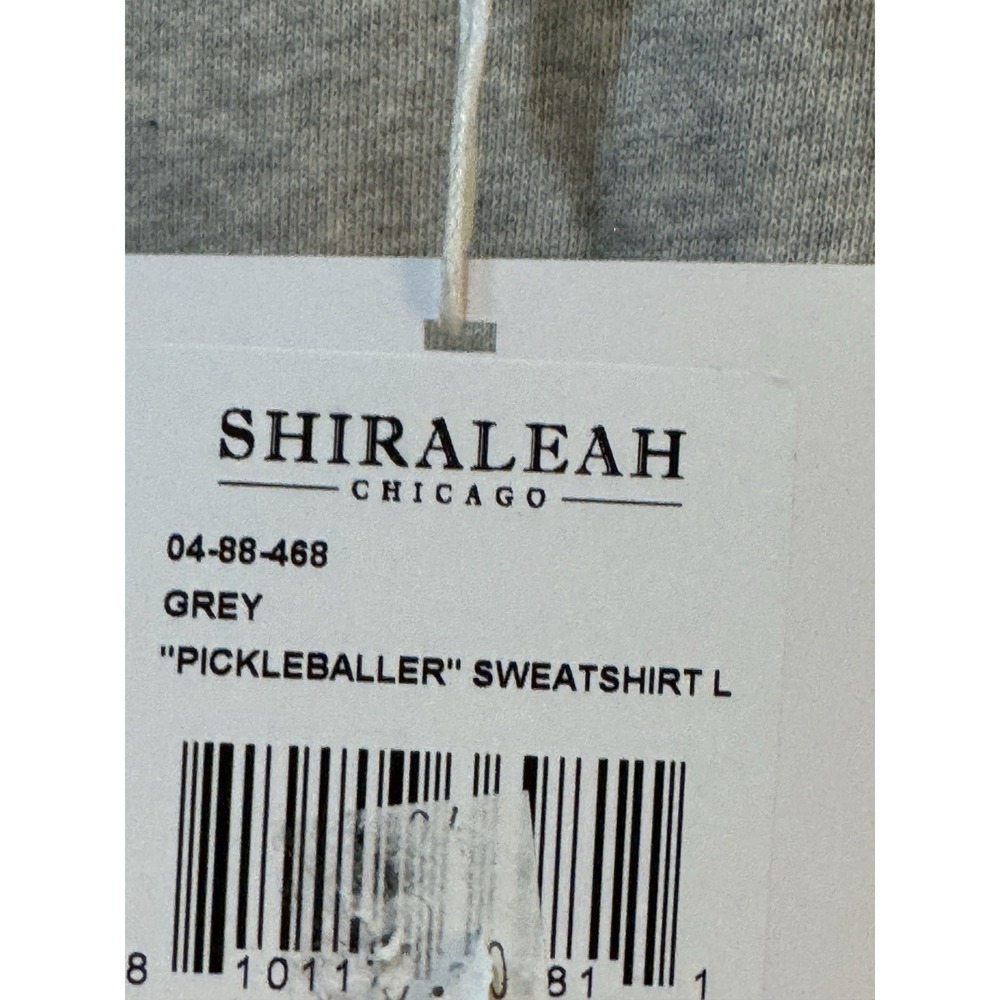 Shiraleah Pickleballer Sweatshirt Size L Pink Green Preppy Country Club - Picture 8 of 13